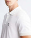 Calvi n Klein White Embroidery Logo Premium Polo T-Shirt