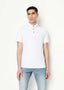 Arman i Exchange White Embroidery Patch Logo Premium Polo T-Shirt