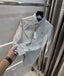 Ralph Laure n LIght Grey strips Premium Oxf0Rd Shirt