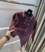Brooks Brother Wine Premium Knitted Pull Over