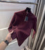 Tomm y Hilfiger Wine Knitted Classic Pull Over