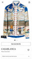 Casablanc a B Printed Shirt With Premium Bo..X Packing