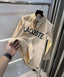 Lacost e Beige Logo Print Premium Shirt