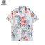 Givench y White Printed Imported Half Shirt