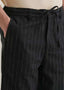 Zar a Black Stipies Premium Classic Linen Pant