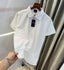Arman i Exchange White Em6o$$ed Logo Imported Polo T-Shirt