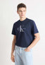 Calvin Klein Navy Blue Logo Print Premium T-Shirt