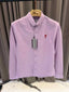 AMI PARIS PREMIUM SHIRT SEMI LINEN FABRIC FULL purple