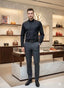 Louis Vuitton Black MonogR..am! LuX..ury Shirt With Premium Box Packing And Carry Bag