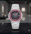Patek Philippe Nautilus Platinum Ruby Edition Quartz Watch