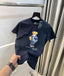 Ralph Laure n Navy Blue New Teddy Logo Premium T-Shirt