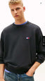 Tomm Hilfiger Black Logo Work Premium Sweatshirt
