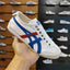 Onitsuka Tiger Sneakers Mexico 66 Slip on White Blue Red Sneakers For Mens