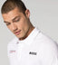 Hug o Bos s White Porche Edition Premium Polo T-shirt