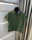 Ralph Lauren Green Embroidery Logo Premium Polo T-Shirt