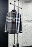 Burberr y 4 Grey Checks Premium Shirt With Original Bo_X Packing