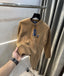 Ralp h Laure n Brown Teddy Edition Imported Pull Over
