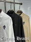 Chrome Hearts Beige Logo Work Premium Shirt
