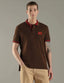 Tommy Hilfiger Brown Logo Work Premium Polo T-Shirt