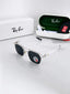 Rayban 04 white black