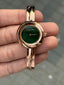 Calvin Klei n Twisted Bezel Women Rose Green