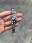 Michael kor s chain lock silver white dial