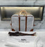 Michael Kor s Monogram Luxury Laptop+Travel Bag Beige Brown Mk418