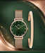 Daniel Wellington Petite Melrose Eggshell with Classic Rose Gold Bracelet