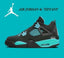 AIR JORDAN RETRO 4 TIFFANY GREEN