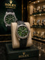 Rolex Sky-Dweller Oysterflex strap.