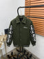 Amir_i Sleeve Snake Embroidered Patch Exclusive Wool Fabric Jacket (DN 615)