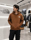 The North Face Brown Printed Imported Hoodie