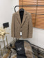 Christian Dio_r Turkey Imported Jacquard Fabric Monogram Print Premium Blazer With Brand Packaging