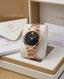 Versace heritage rose gold black dail