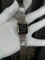 Dio r Dual Tone Black Square Premium Ladies Watch