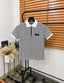 Balmai_n All Over Monogr-aM Printed White Premium Zipper Polo T-shirt