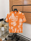 Christian Dio_r Embossed Print Premium Tie Dye Drop Shoulder T-shirt
