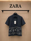 Zar_a Imported Linen Cotton Printed Premium Shirt (DN 630)