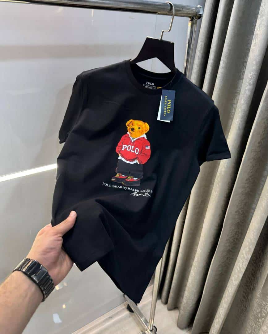Ralph Laure n Black New Teddy Logo Premium T-Shirt Main image