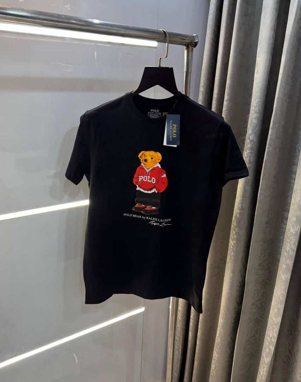 Ralph Laure n Black New Teddy Logo Premium T-Shirt