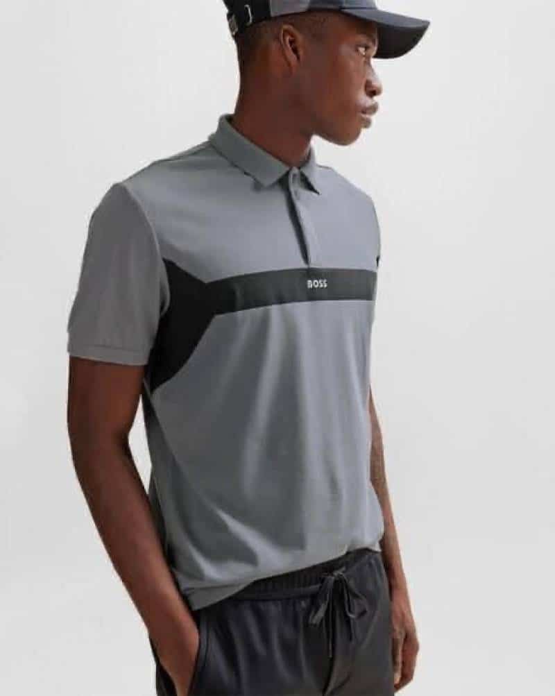 Hugo bos s Grey Premium Classic Polo T-Shirt Main image
