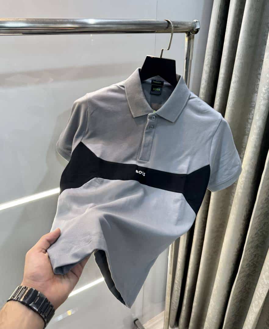 Hugo bos s Grey Premium Classic Polo T-Shirt Secondary image
