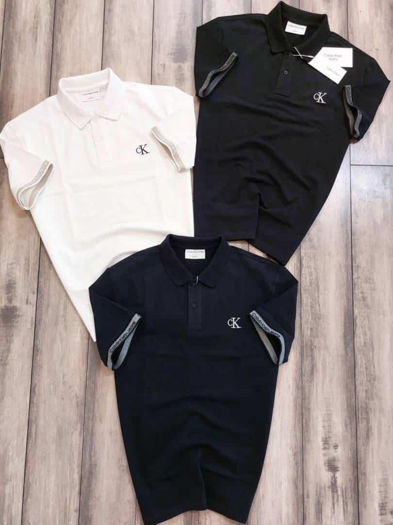 Calvi n Klein Navy Blue Embroidery Logo Premium Polo T-Shirt