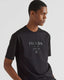 Prad a Milano Black Logo Print Imported T-Shirt