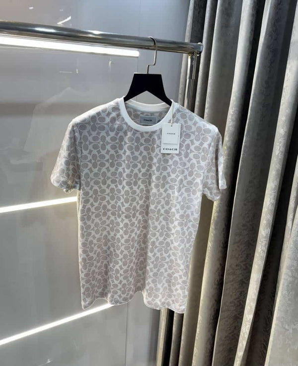 Coac h White MonogR·AM Imported Premium T-Shirt