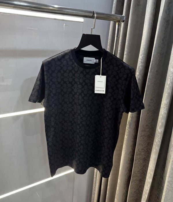 Coac h Black Monogr·aM Imported Premium T-Shirt