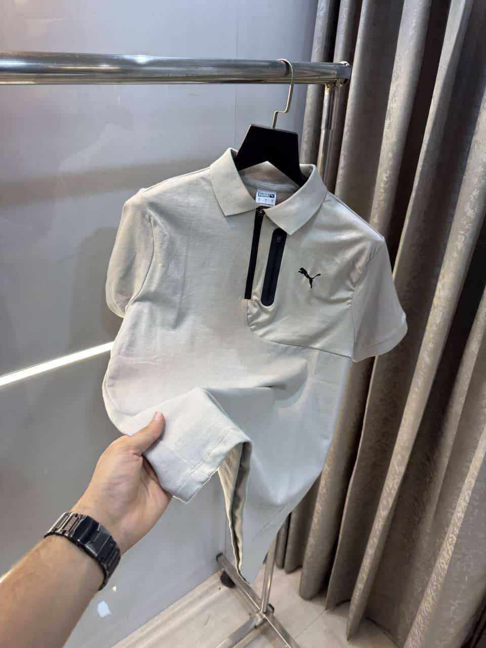 Pum a Cream Premium Polo T-Shirt Main image