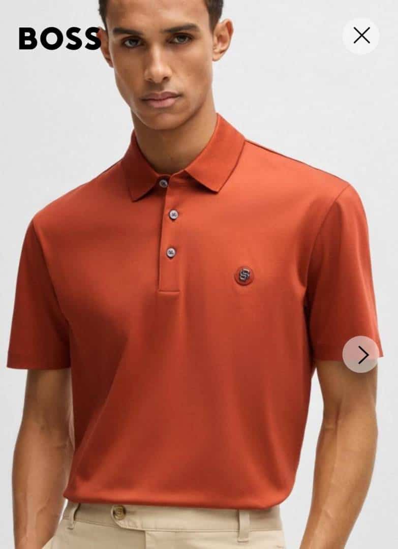 Hugo bos s Rust Premium Polo T-Shirt Main image