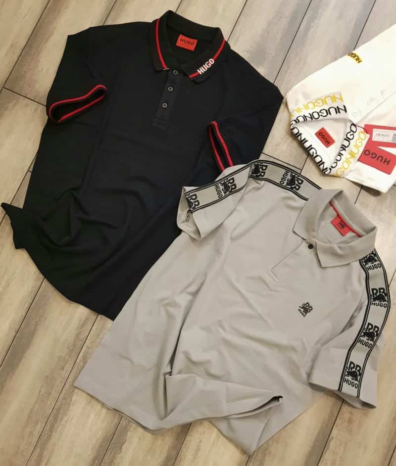 Hugo bos s White Logo Work Premium Polo T-Shirt Secondary image