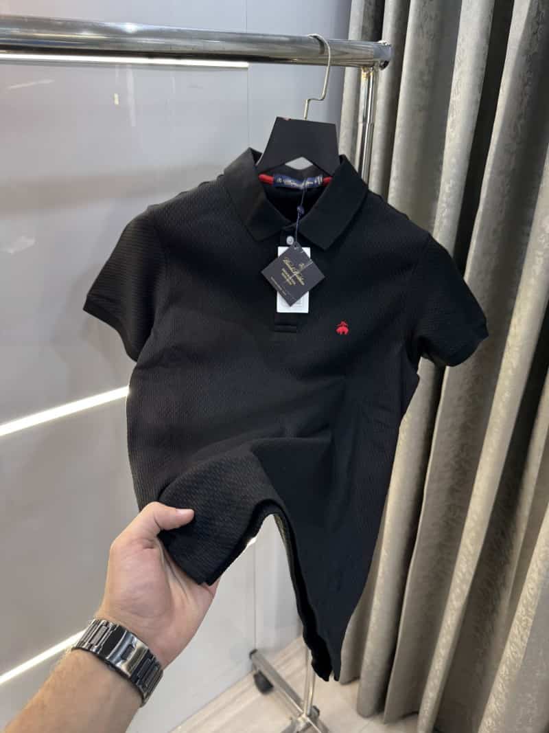 Brooks Brother Black Knitted Polo T-Shirt Main image